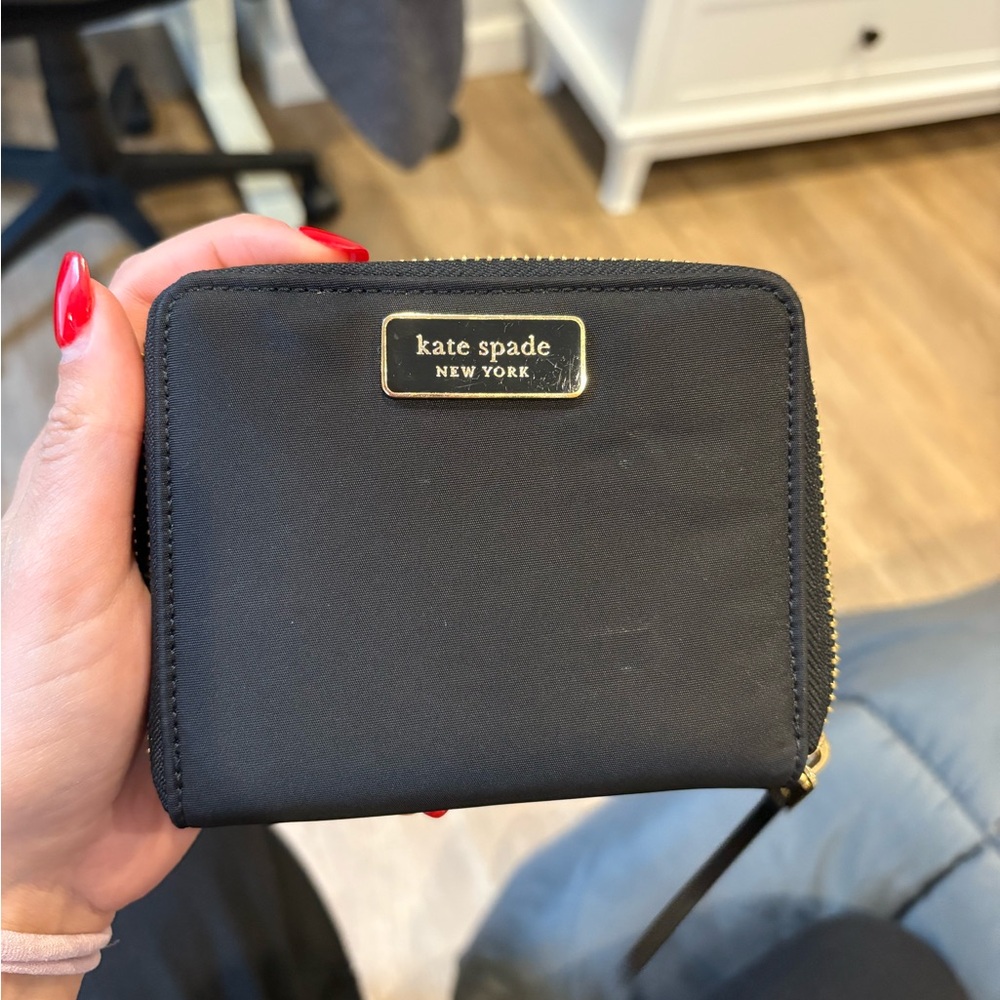 Kate Spade Black Zip Wallet